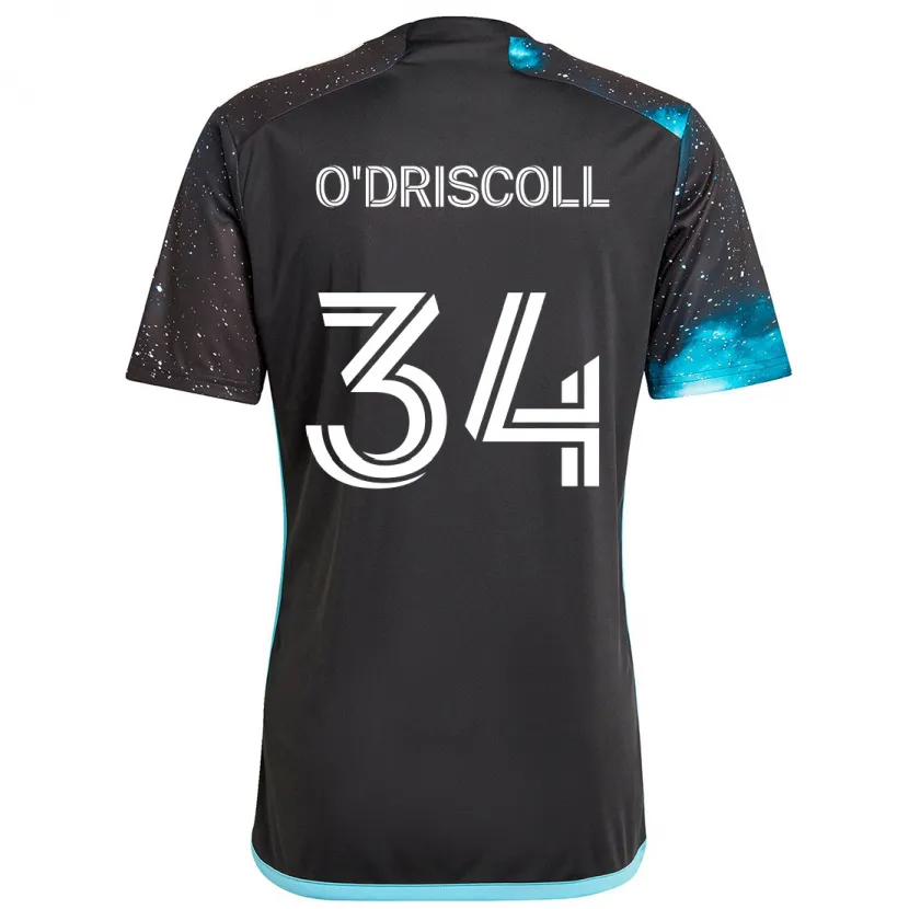 Danxen Kid Rory O'driscoll #34 Black Blue Home Jersey 2024/25 T-Shirt