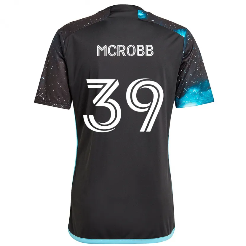 Danxen Kid Finn Mcrobb #39 Black Blue Home Jersey 2024/25 T-Shirt