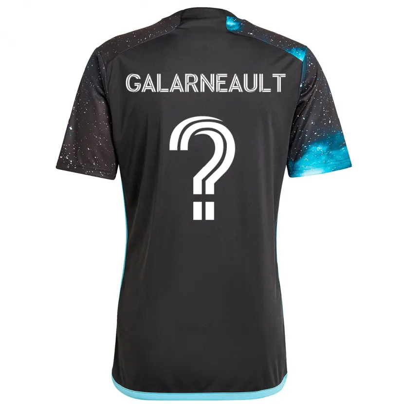 Danxen Kid Benjamin Galarneault #0 Black Blue Home Jersey 2024/25 T-Shirt