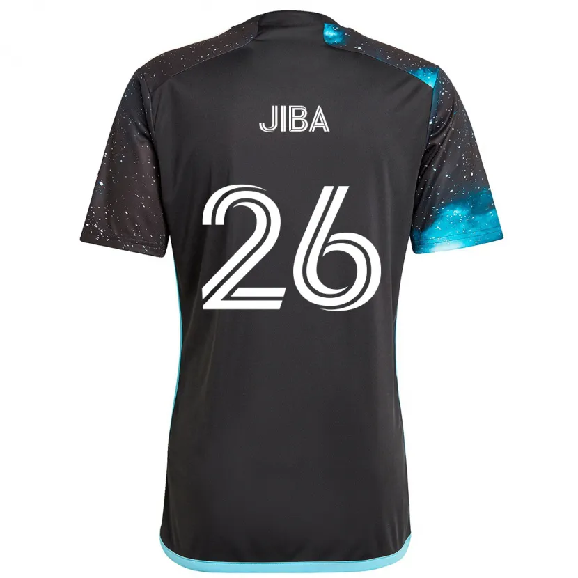 Danxen Kid Ryen Jiba #26 Black Blue Home Jersey 2024/25 T-Shirt