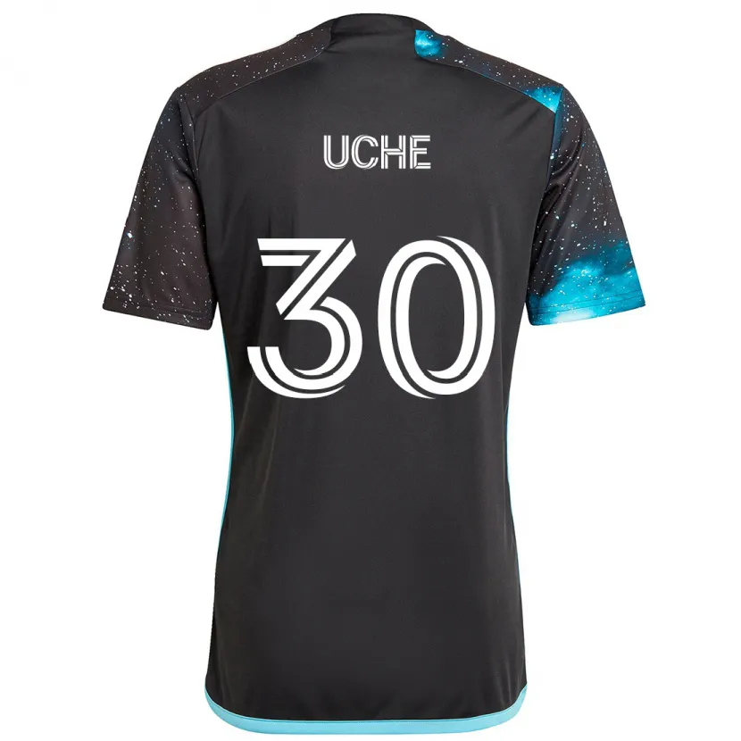 Danxen Kid Cc Uche #30 Black Blue Home Jersey 2024/25 T-Shirt