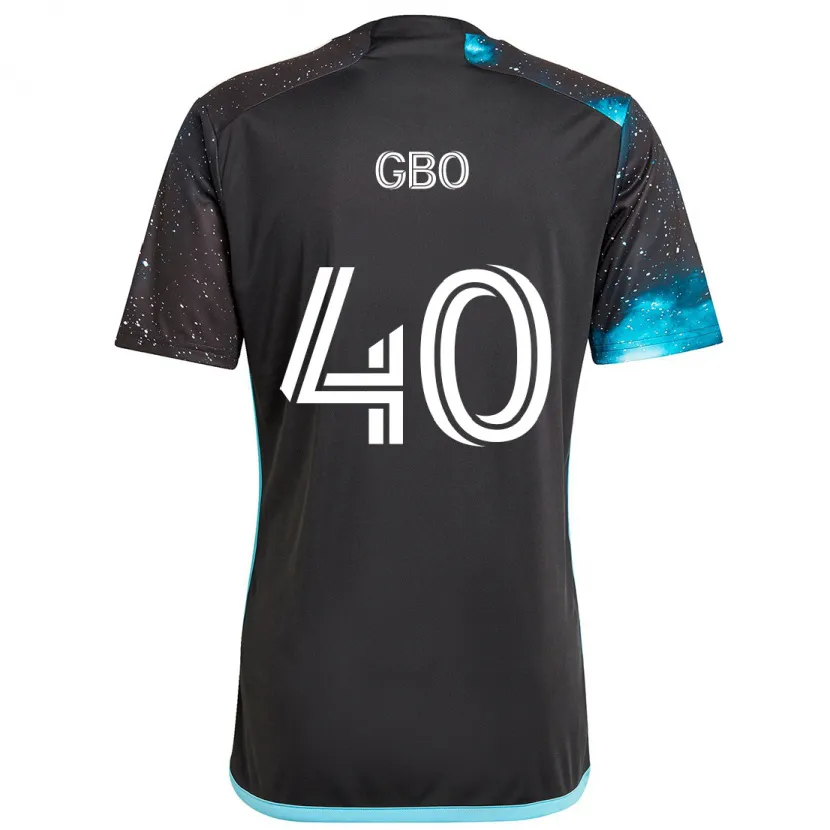 Danxen Kid Cedrik Gbo #40 Black Blue Home Jersey 2024/25 T-Shirt