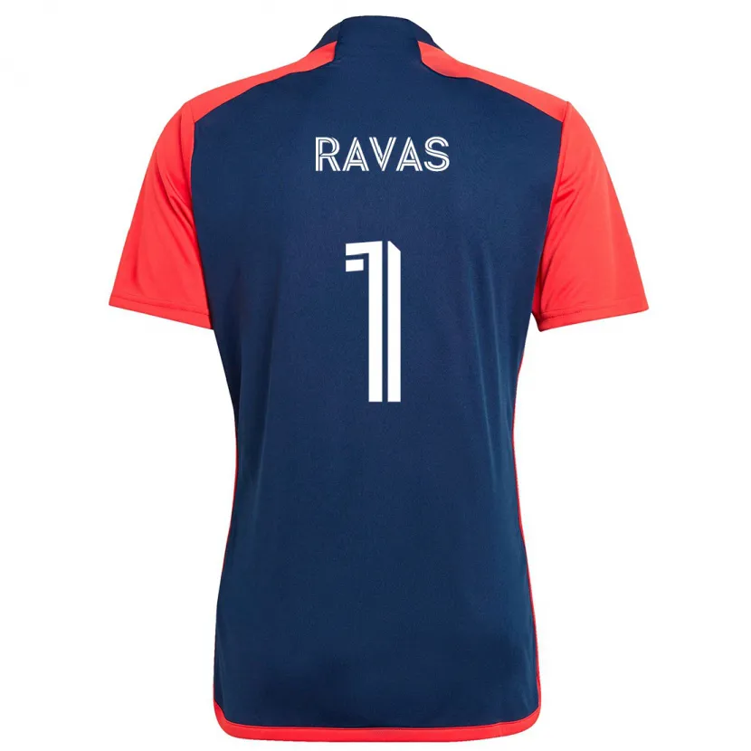 Danxen Kid Henrich Ravas #1 Blue Red Home Jersey 2024/25 T-Shirt