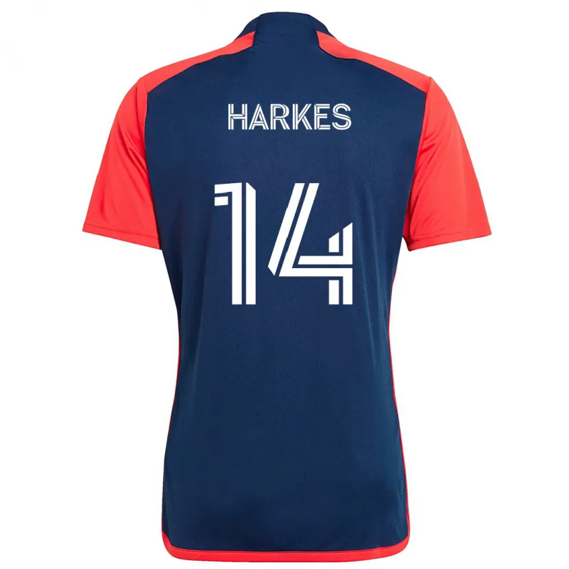 Danxen Kid Ian Harkes #14 Blue Red Home Jersey 2024/25 T-Shirt