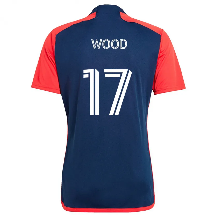 Danxen Kid Bobby Wood #17 Blue Red Home Jersey 2024/25 T-Shirt