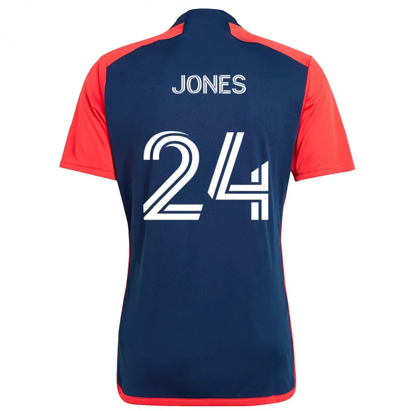 Danxen Kid Dejuan Jones #24 Blue Red Home Jersey 2024/25 T-Shirt