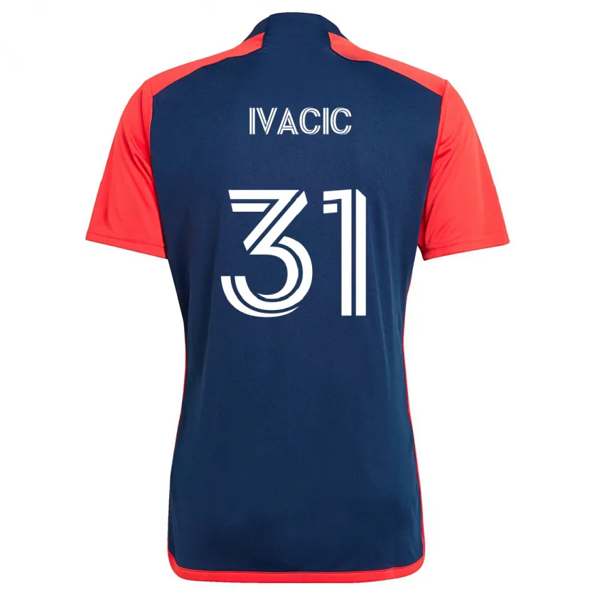 Danxen Kid Aljaz Ivacic #31 Blue Red Home Jersey 2024/25 T-Shirt