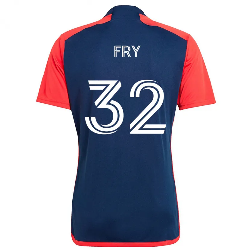 Danxen Kid Malcolm Fry #32 Blue Red Home Jersey 2024/25 T-Shirt