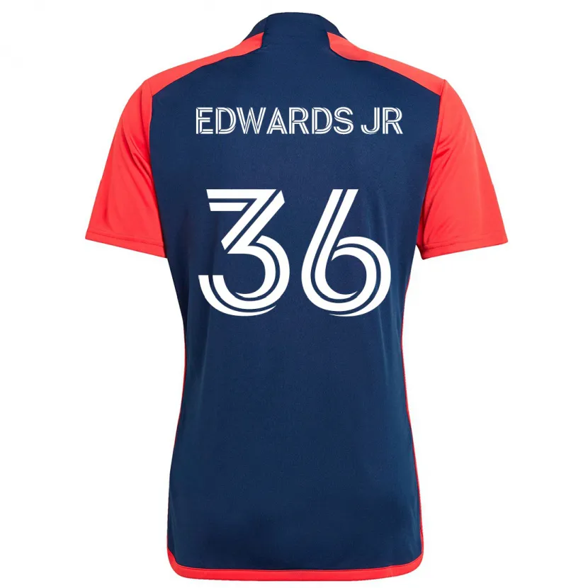 Danxen Kid Earl Edwards Jr. #36 Blue Red Home Jersey 2024/25 T-Shirt