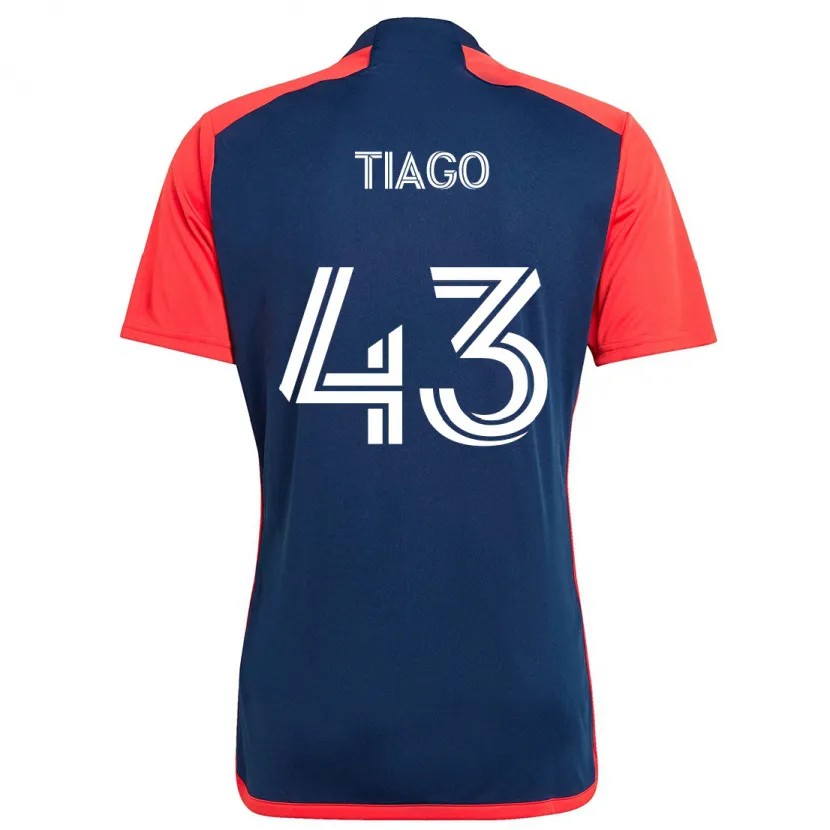 Danxen Kid Tiago #43 Blue Red Home Jersey 2024/25 T-Shirt