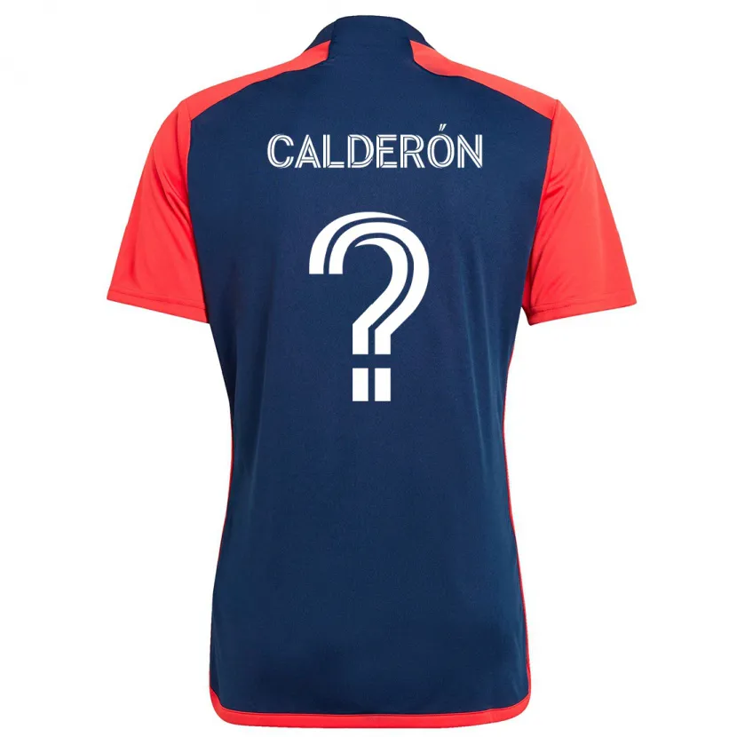 Danxen Kid Gio Calderón #0 Blue Red Home Jersey 2024/25 T-Shirt