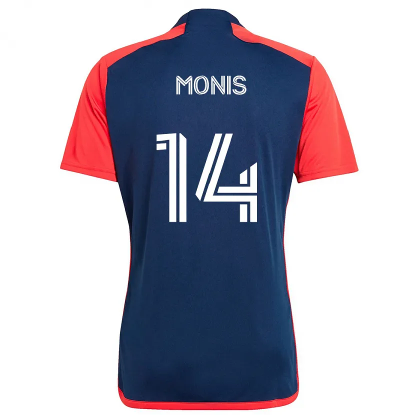 Danxen Kid Alex Monis #14 Blue Red Home Jersey 2024/25 T-Shirt