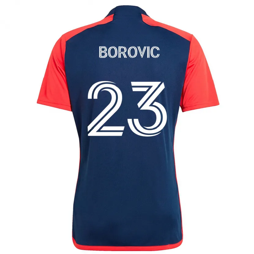 Danxen Kid Luka Borovic #23 Blue Red Home Jersey 2024/25 T-Shirt