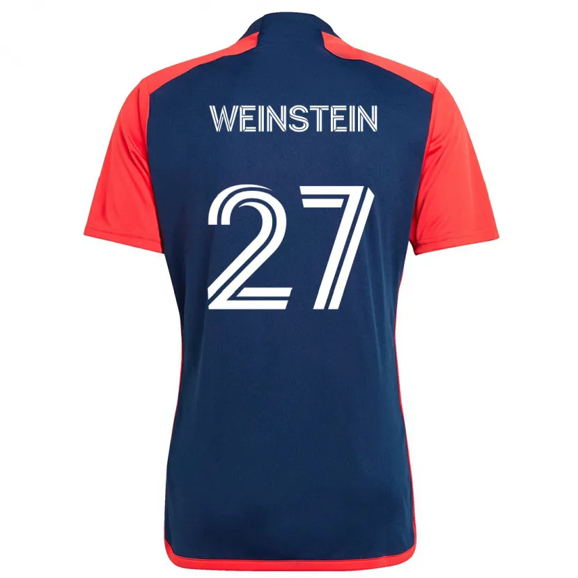 Danxen Kid Max Weinstein #27 Blue Red Home Jersey 2024/25 T-Shirt