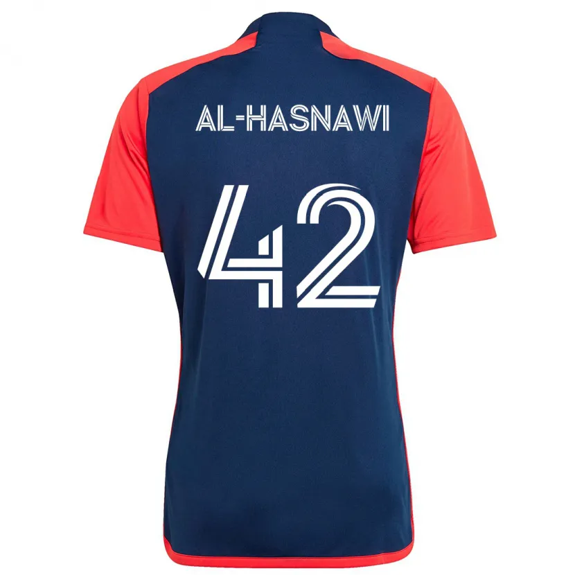 Danxen Kid Moshtaba Al-Hasnawi #42 Blue Red Home Jersey 2024/25 T-Shirt