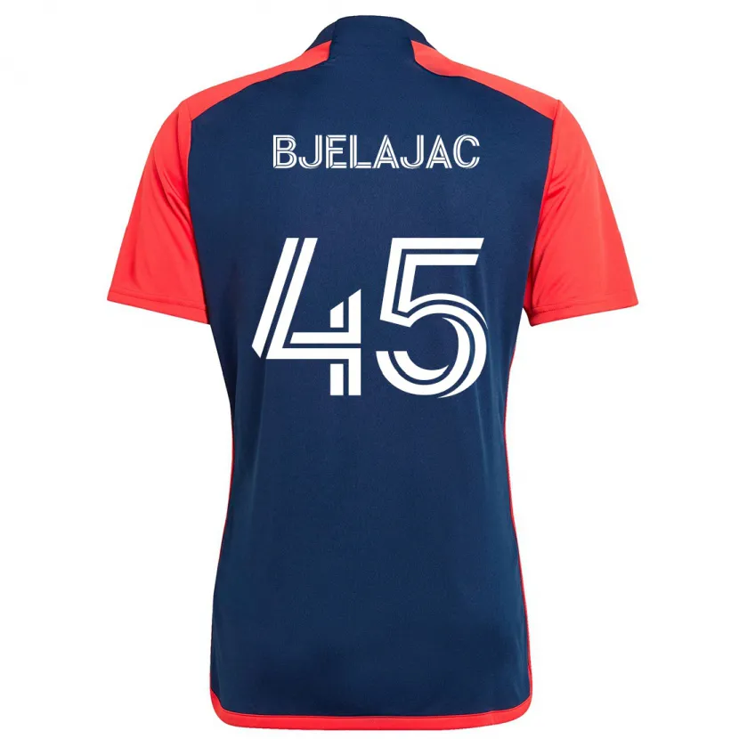 Danxen Kid Andrej Bjelajac #45 Blue Red Home Jersey 2024/25 T-Shirt