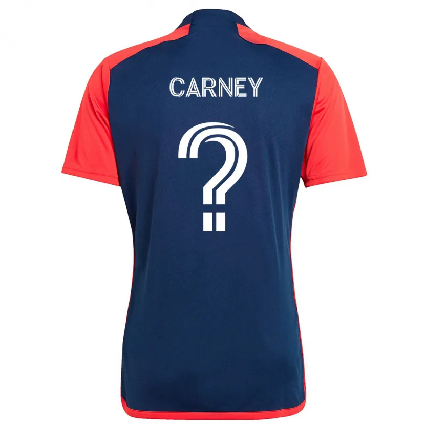 Danxen Kid Ryan Carney #0 Blue Red Home Jersey 2024/25 T-Shirt