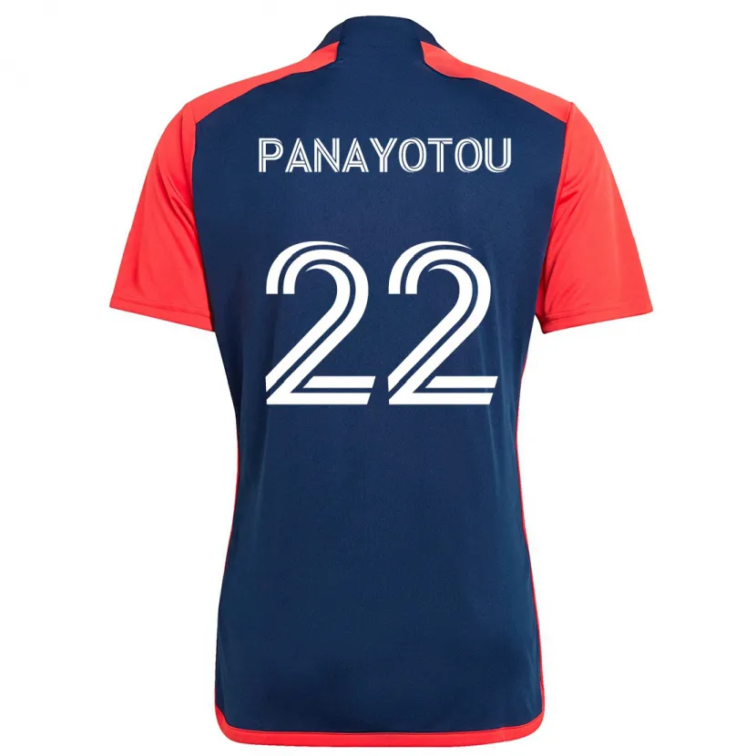 Danxen Kid Jack Panayotou #22 Blue Red Home Jersey 2024/25 T-Shirt