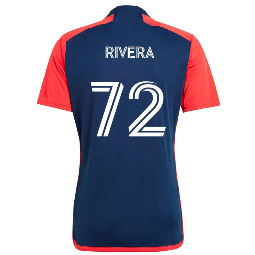 Danxen Kid Damián Rivera #72 Blue Red Home Jersey 2024/25 T-Shirt