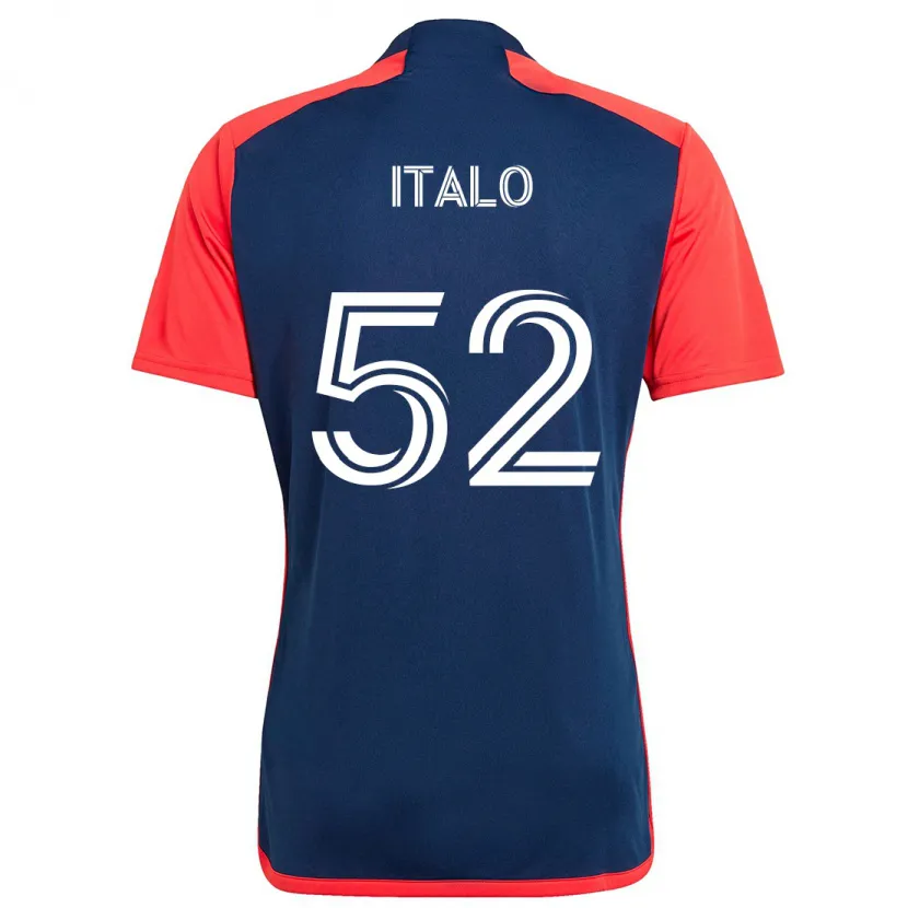 Danxen Kid Ítalo #52 Blue Red Home Jersey 2024/25 T-Shirt