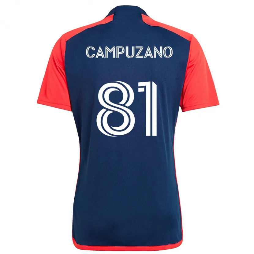 Danxen Kid Nico Campuzano #81 Blue Red Home Jersey 2024/25 T-Shirt