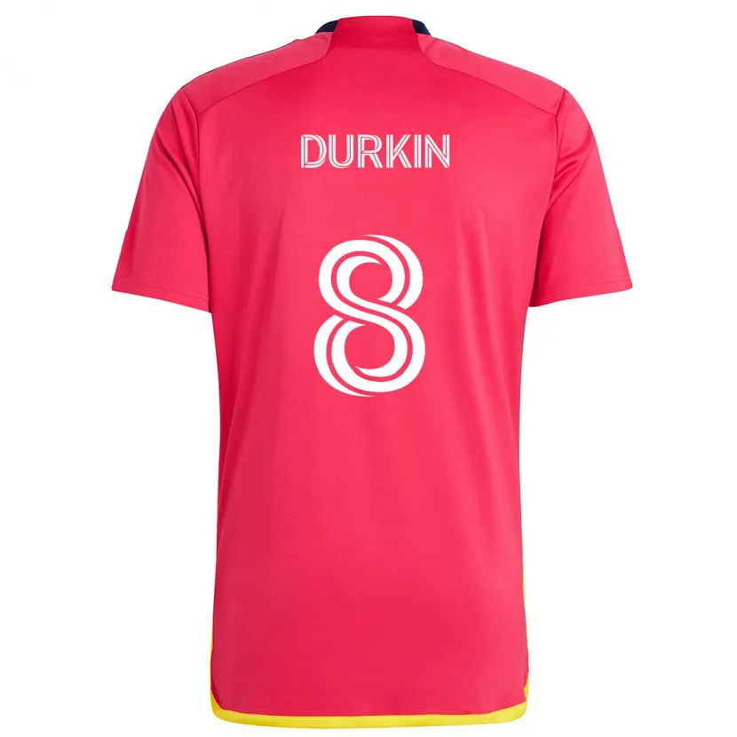 Danxen Kid Chris Durkin #8 Red Blue Home Jersey 2024/25 T-Shirt