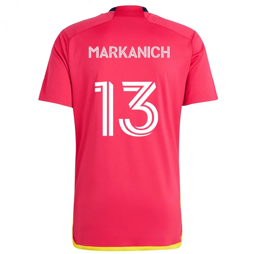 Danxen Kid Anthony Markanich #13 Red Blue Home Jersey 2024/25 T-Shirt