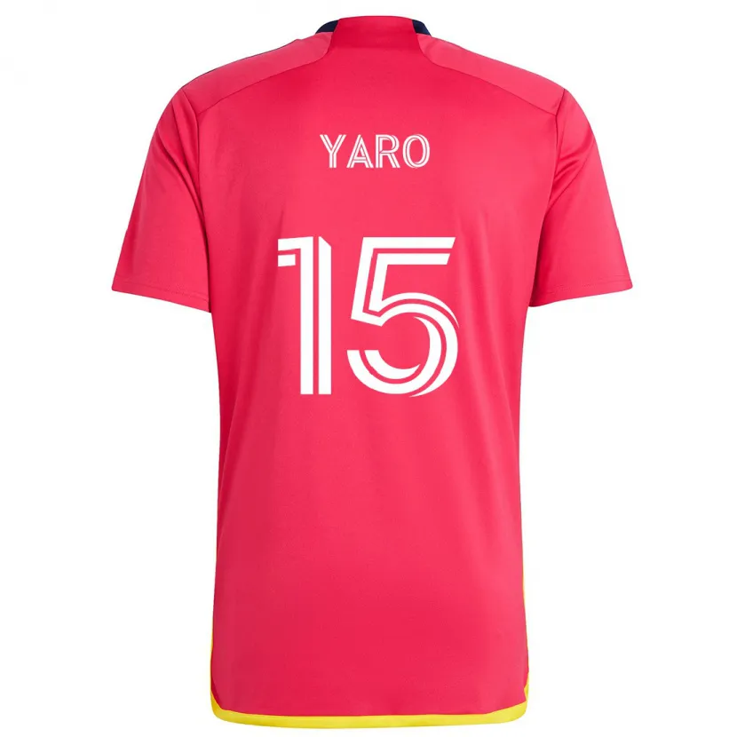 Danxen Kid Joshua Yaro #15 Red Blue Home Jersey 2024/25 T-Shirt