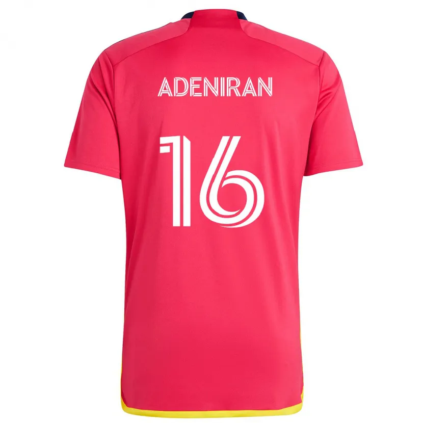 Danxen Kid Samuel Adeniran #16 Red Blue Home Jersey 2024/25 T-Shirt