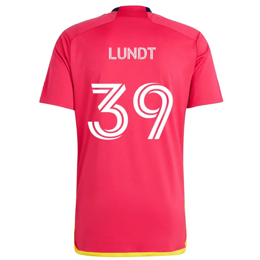 Danxen Kid Ben Lundt #39 Red Blue Home Jersey 2024/25 T-Shirt