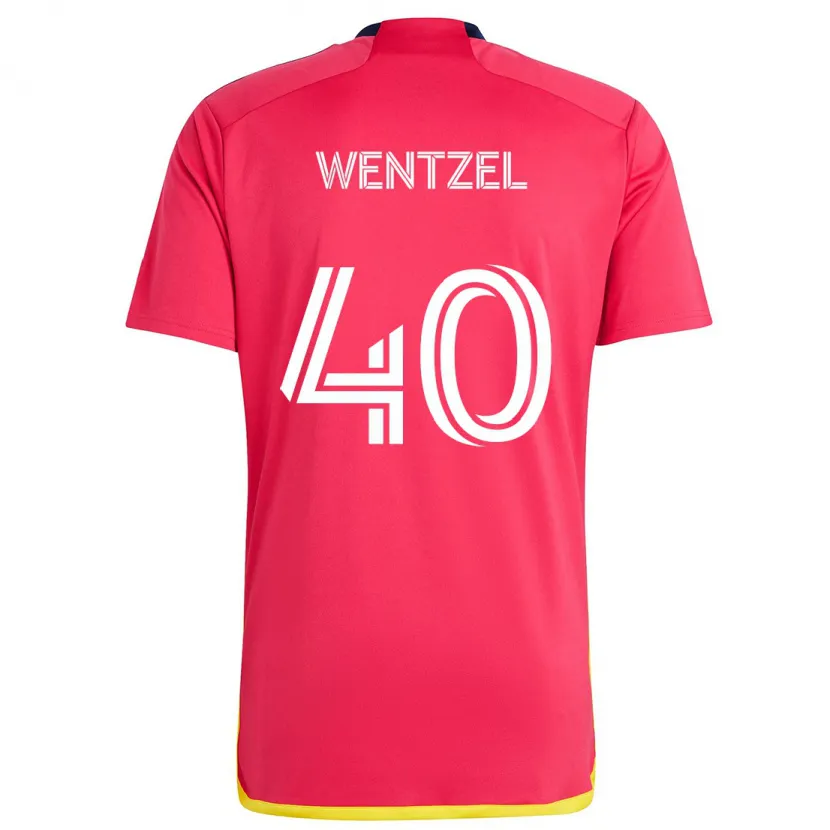 Danxen Kid Michael Wentzel #40 Red Blue Home Jersey 2024/25 T-Shirt