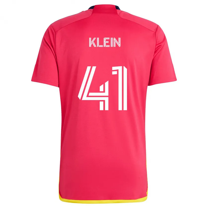 Danxen Kid Johnny Klein #41 Red Blue Home Jersey 2024/25 T-Shirt