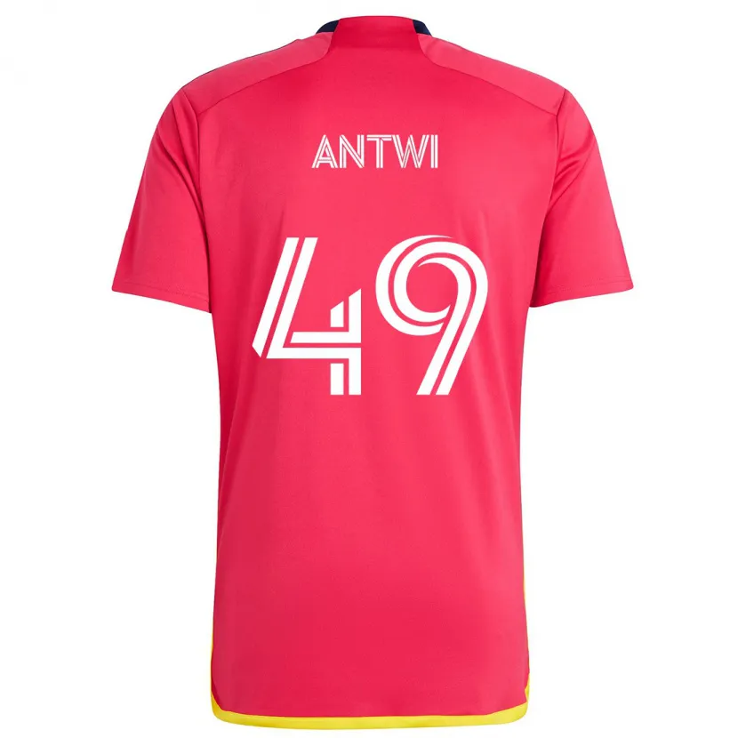 Danxen Kid Seth Antwi #49 Red Blue Home Jersey 2024/25 T-Shirt