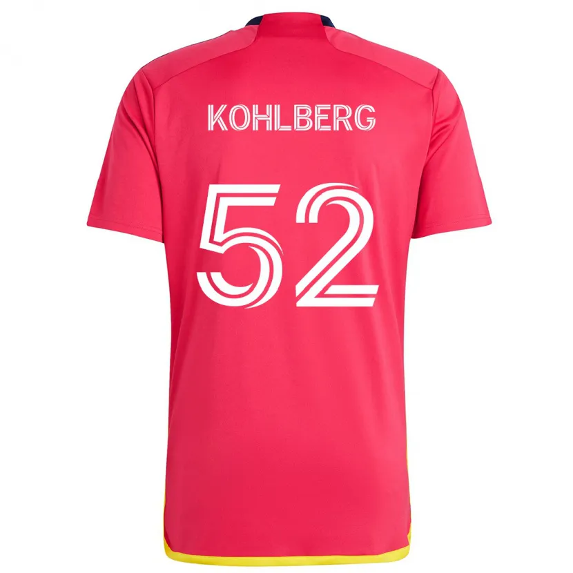 Danxen Kid Andrew Kohlberg #52 Red Blue Home Jersey 2024/25 T-Shirt