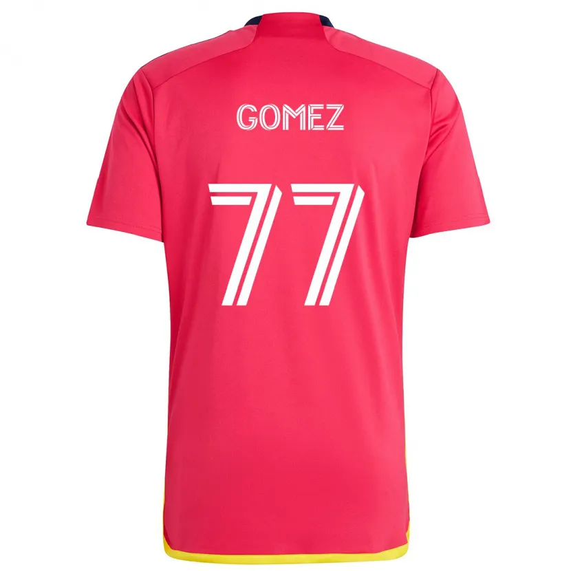 Danxen Kid Sam Gomez #77 Red Blue Home Jersey 2024/25 T-Shirt