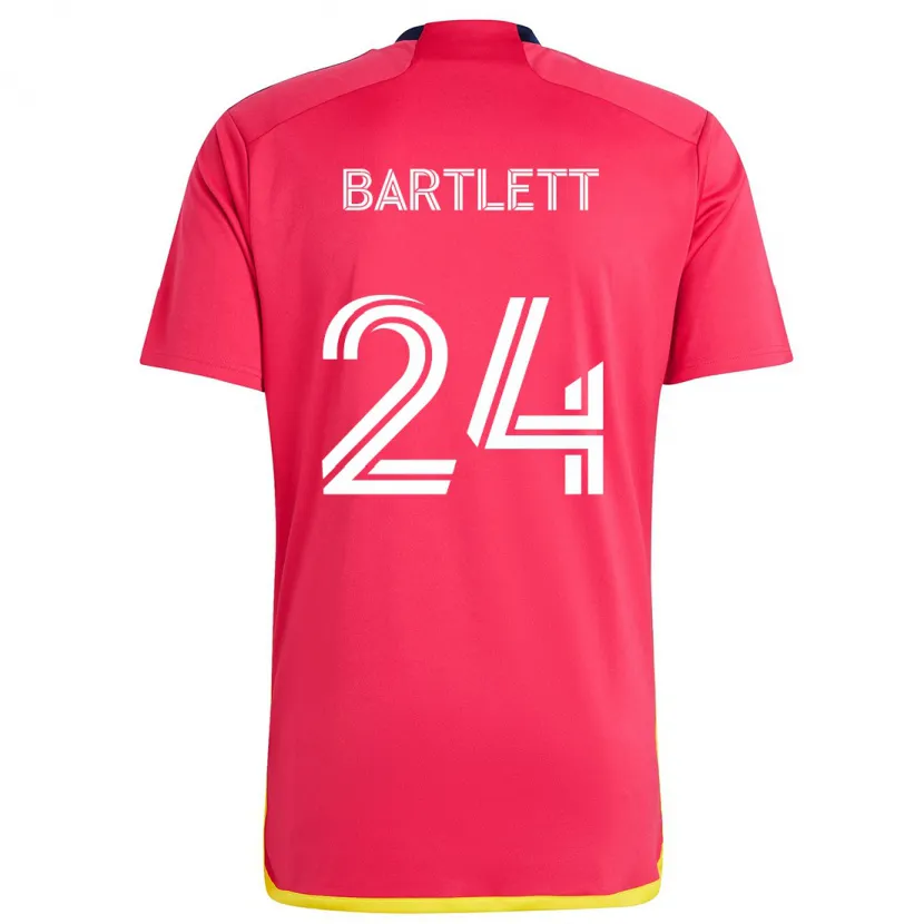 Danxen Kid Lucas Bartlett #24 Red Blue Home Jersey 2024/25 T-Shirt