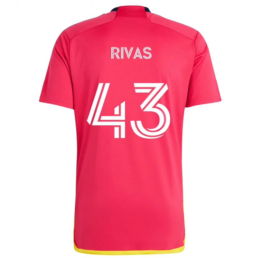 Danxen Kid Sergio Rivas #43 Red Blue Home Jersey 2024/25 T-Shirt