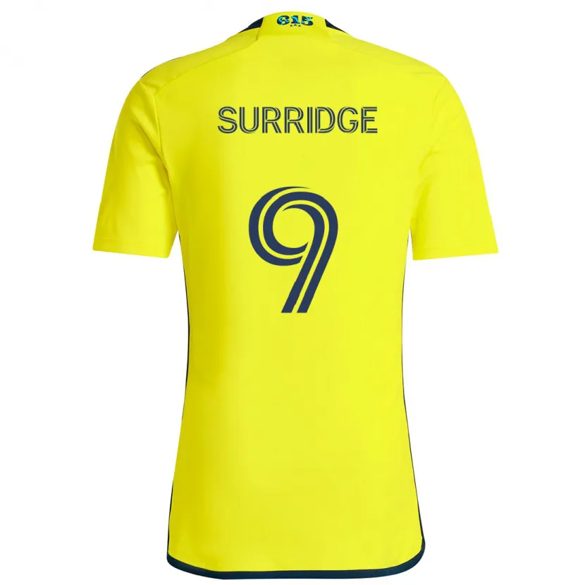 Danxen Kid Sam Surridge #9 Yellow Blue Home Jersey 2024/25 T-Shirt