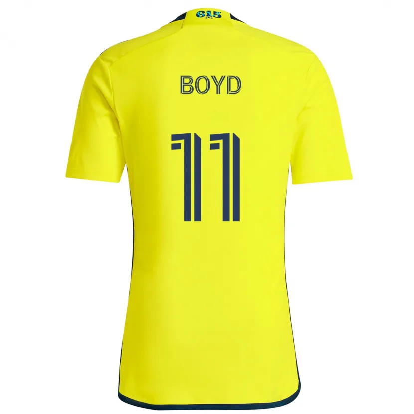 Danxen Kid Tyler Boyd #11 Yellow Blue Home Jersey 2024/25 T-Shirt