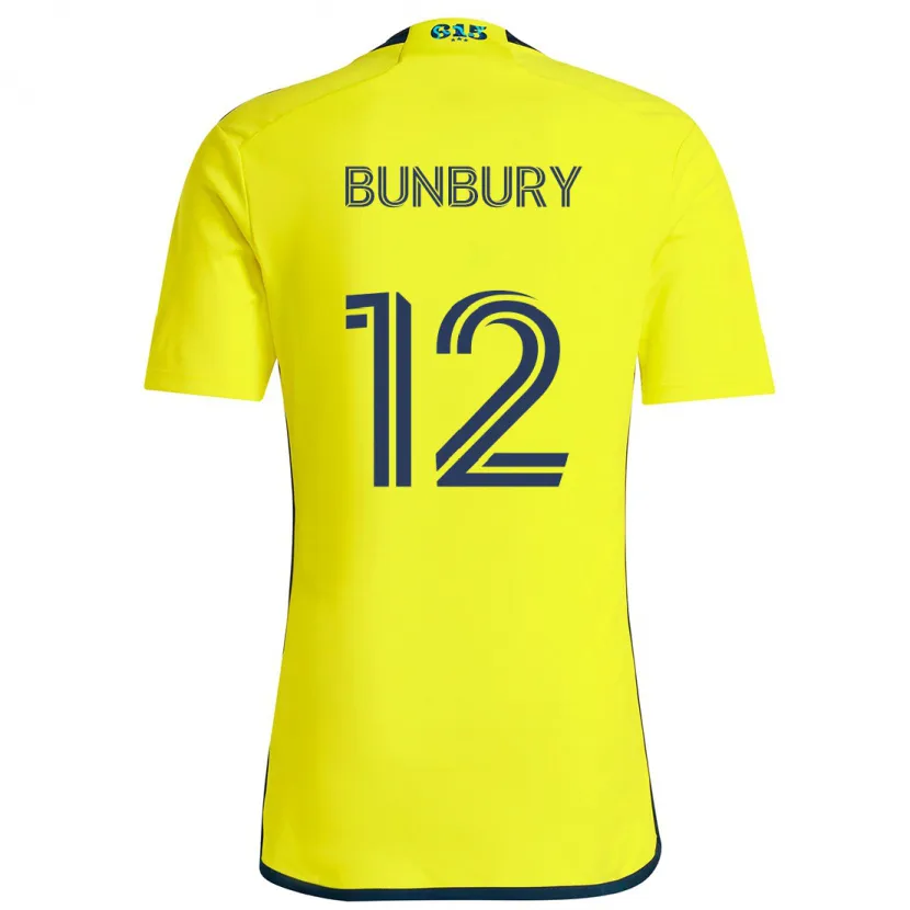 Danxen Kid Teal Bunbury #12 Yellow Blue Home Jersey 2024/25 T-Shirt