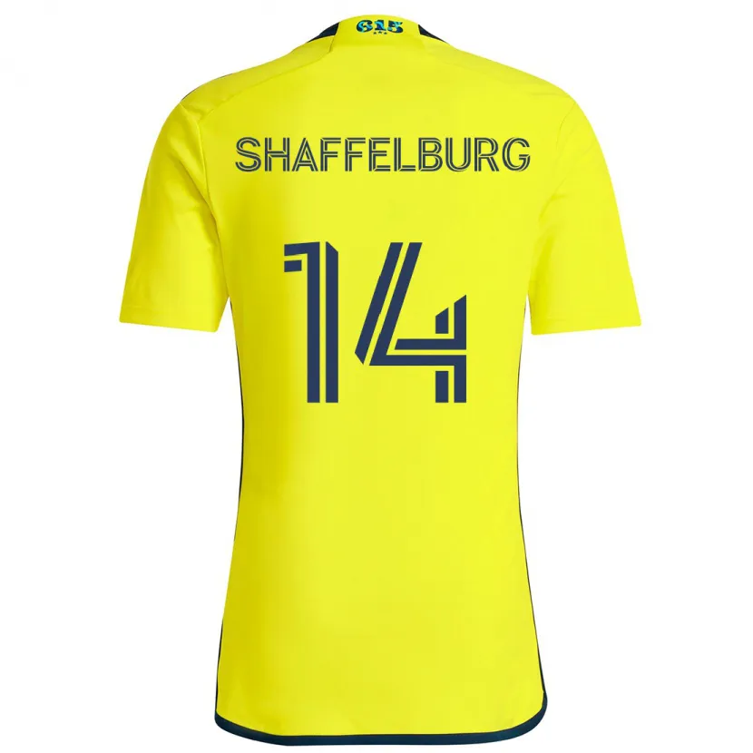 Danxen Kid Jacob Shaffelburg #14 Yellow Blue Home Jersey 2024/25 T-Shirt