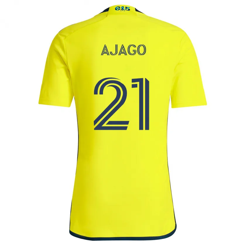 Danxen Kid Forster Ajago #21 Yellow Blue Home Jersey 2024/25 T-Shirt