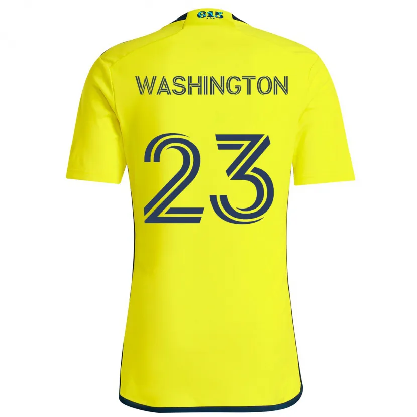 Danxen Kid Taylor Washington #23 Yellow Blue Home Jersey 2024/25 T-Shirt