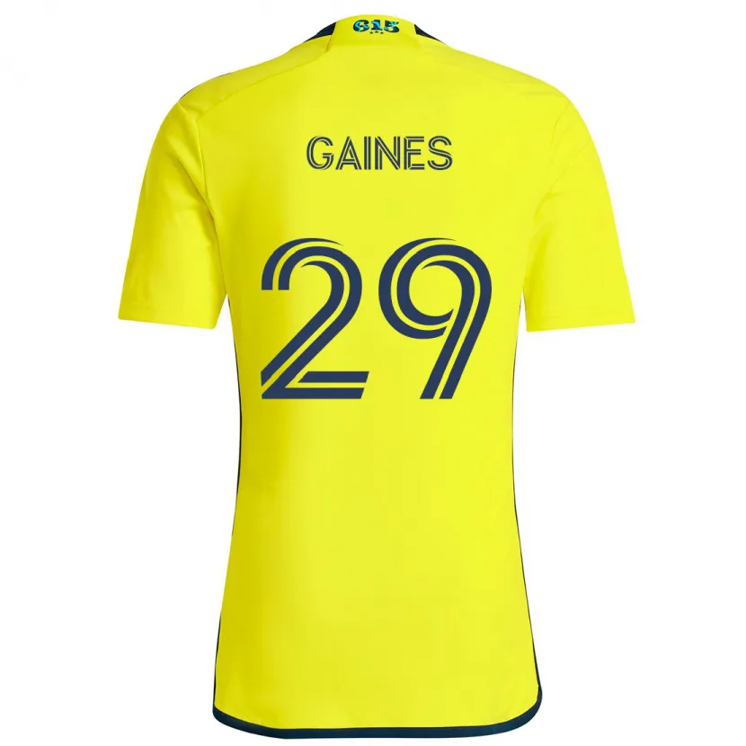 Danxen Kid Julian Gaines #29 Yellow Blue Home Jersey 2024/25 T-Shirt