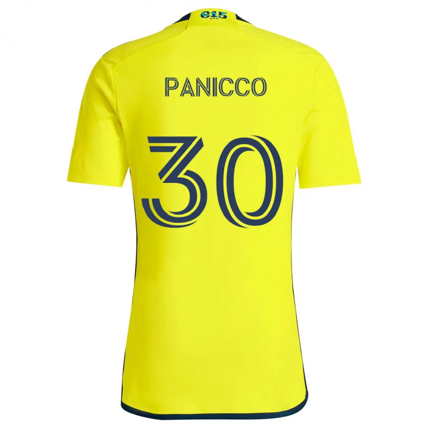 Danxen Kid Elliot Panicco #30 Yellow Blue Home Jersey 2024/25 T-Shirt