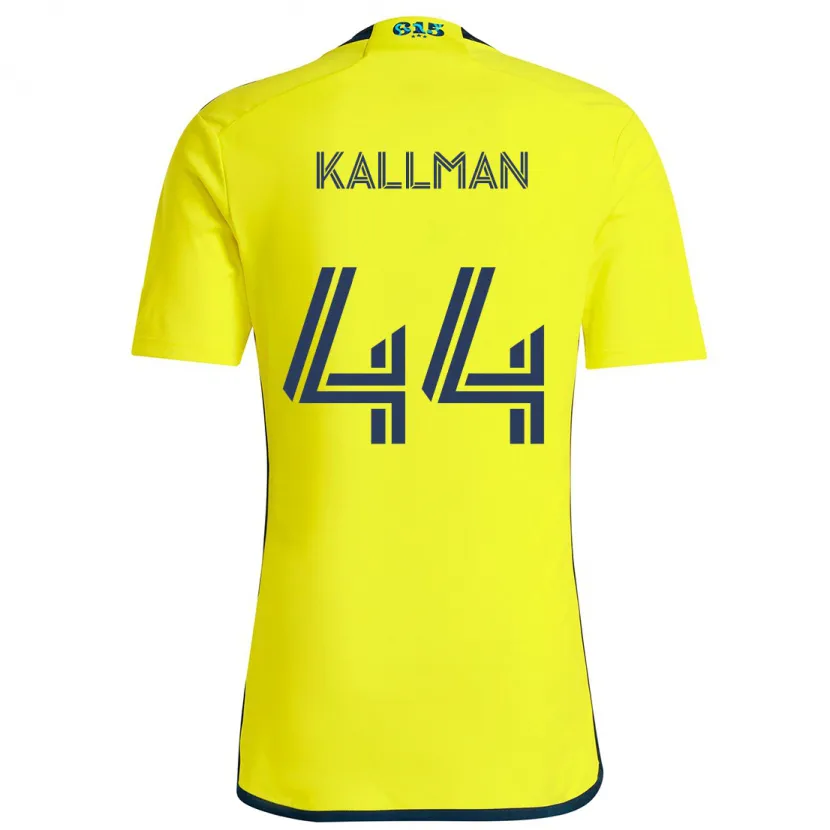 Danxen Kid Brent Kallman #44 Yellow Blue Home Jersey 2024/25 T-Shirt