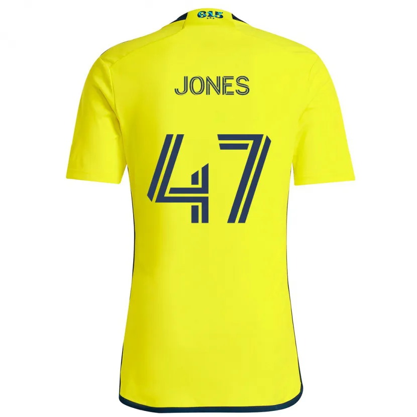 Danxen Kid Isaiah Jones #47 Yellow Blue Home Jersey 2024/25 T-Shirt