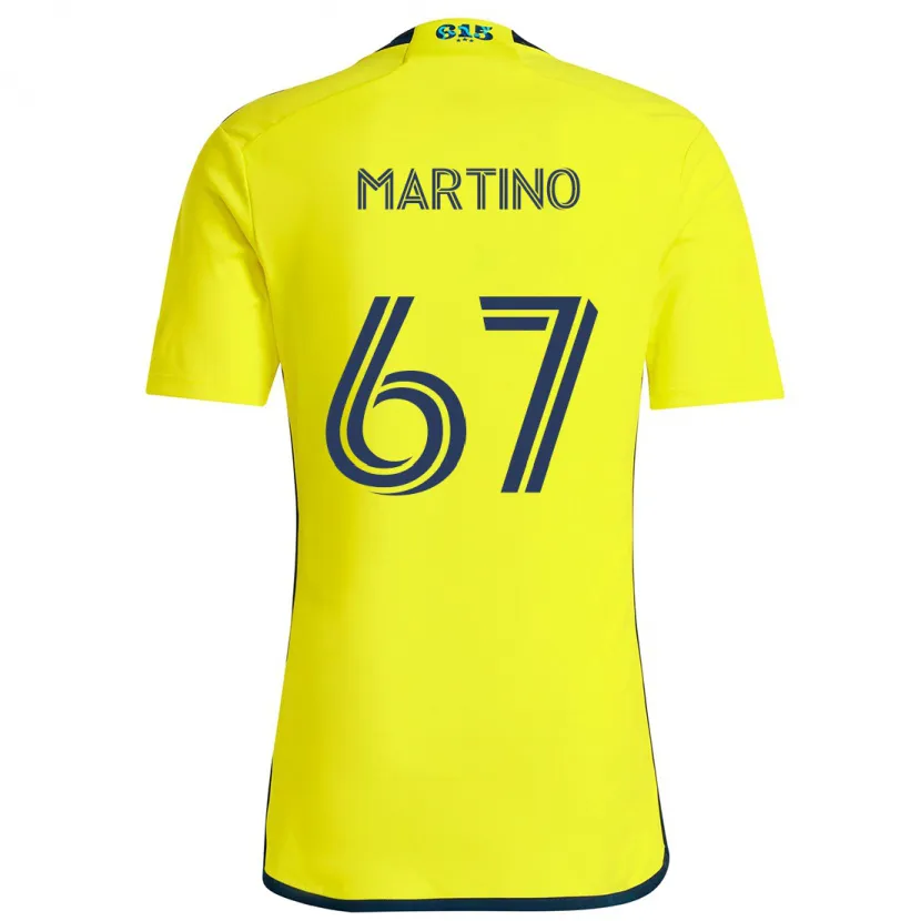 Danxen Kid Ben Martino #67 Yellow Blue Home Jersey 2024/25 T-Shirt