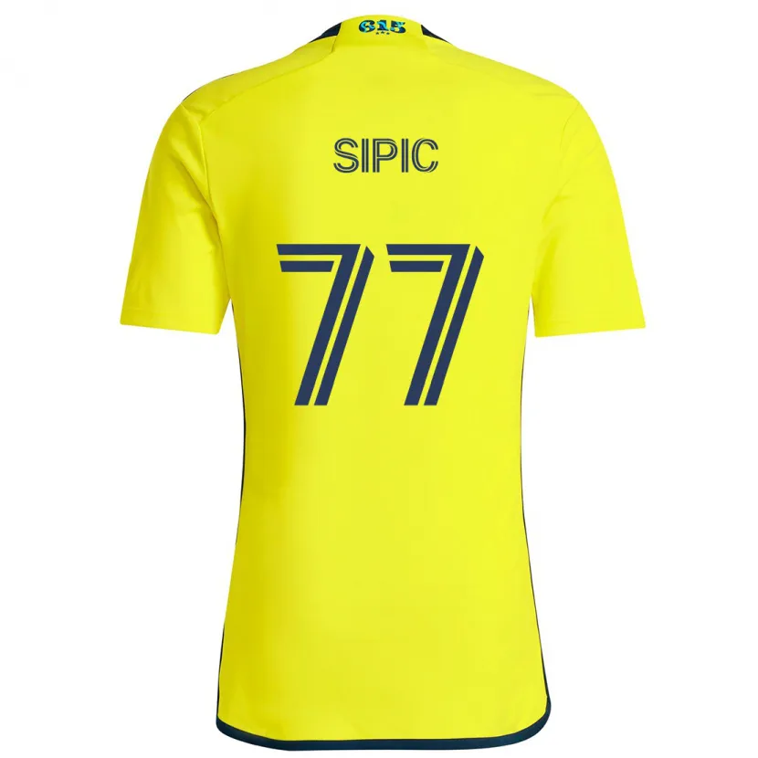 Danxen Kid Adem Sipić #77 Yellow Blue Home Jersey 2024/25 T-Shirt