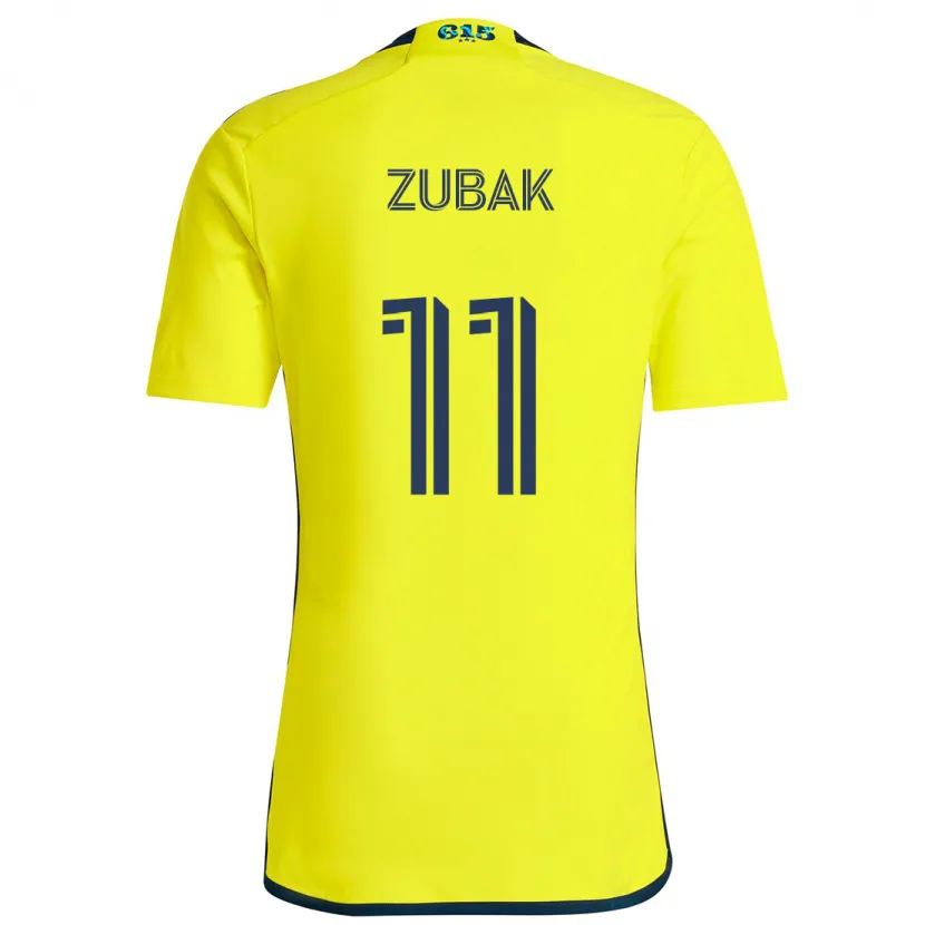 Danxen Kid Ethan Zubak #11 Yellow Blue Home Jersey 2024/25 T-Shirt